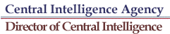 Central Intelligence Agency/Director of Central Intelligence