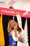 Photo of Denise Austin, member of the President's Council on Physical Fitness and Sports