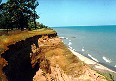 erosion  on shoreline