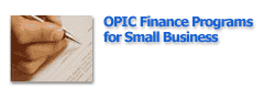OPIC Finance Programs for Small Business