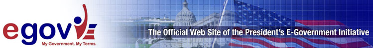 The Official Web Site of the President's E-Government Initiatives
