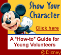 Mickey Mouse looking for young volunteers