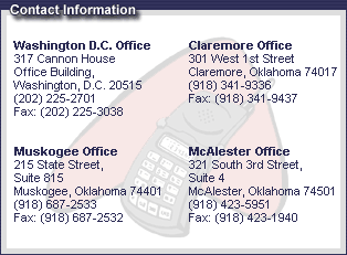 Contact Congressman Carson's Offices.