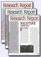 Cover pages from Research Reports showing page design