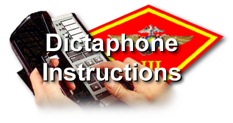 Dictaphone Instructions