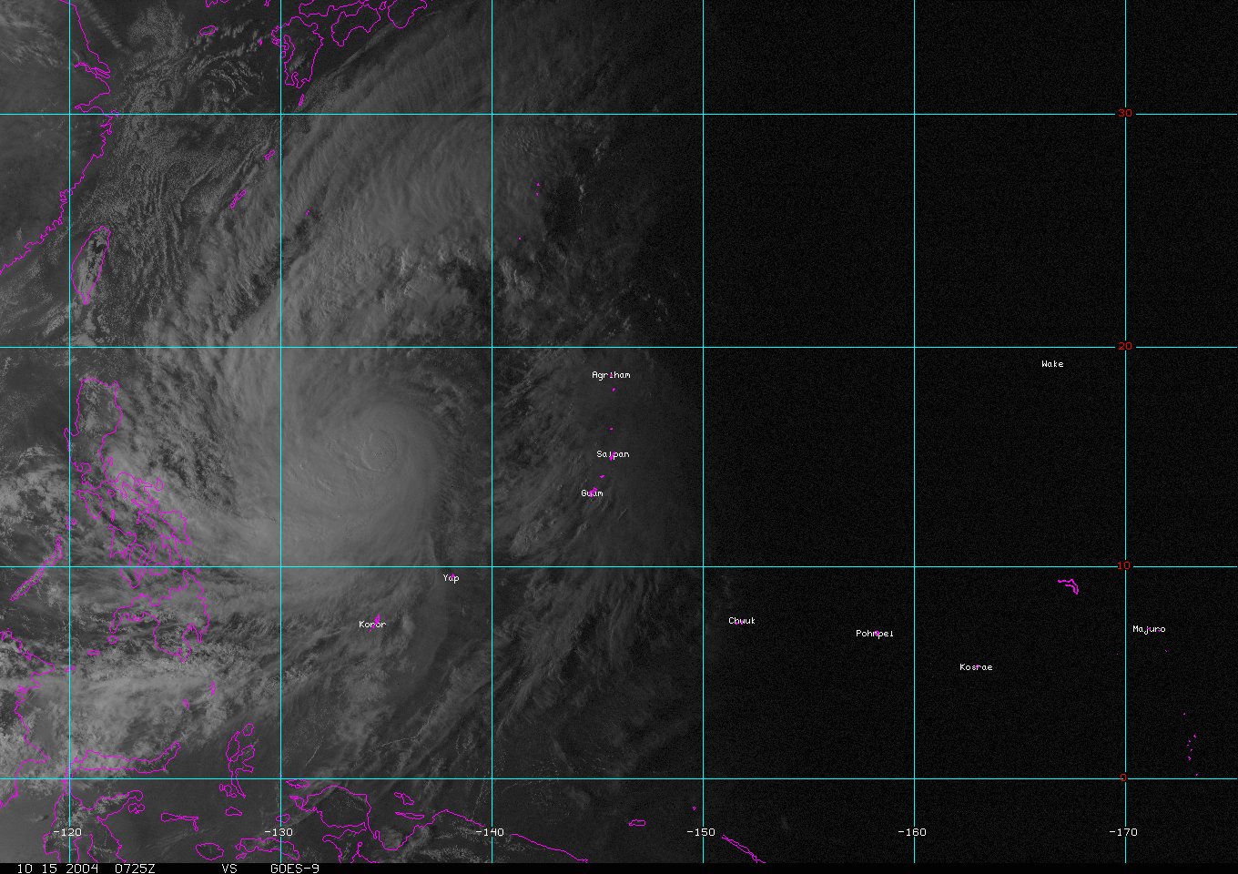Guam Visual Satellite