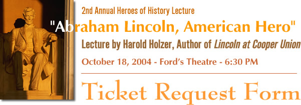 Heroes of History Lecture Ticket Request