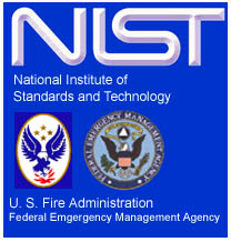 Logos for NIST, USFA, and FEMA