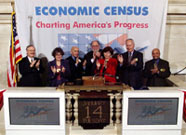 Census Bureau Director rings NYSE bell -- New York, NY