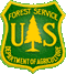 graphic of Forest Service logo and link to FS