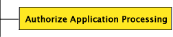 Authorize Application Process Page