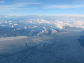 View of Alaska from G-IV