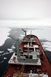 Ship in sea ice.