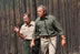 Small photo: President Bush tours the Squires Peak Fire Area in Medford, OR