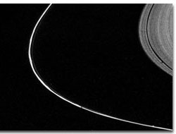 Saturn's F Ring taken from Voyager