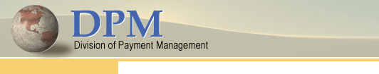 DPM The Division of Payment Management