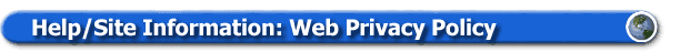 Banner: Web Privacy Policy