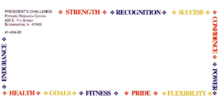Strength. Recognition. Success. Confident. Power. Flexibility. Pride. Fitness. Goals. Health. Endurance.