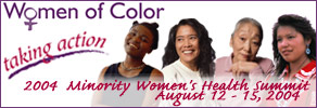 Women of Color - Minority Women's Health Summit Banner