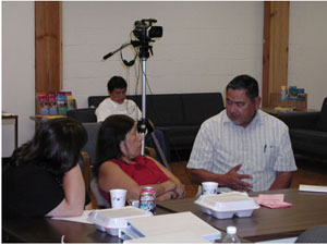 Community partners discuss project issues during a recent workshop. Image courtesy of the University of Washington.