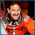 Astronaut John Grunsfeld trains for a shuttle mission