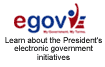 link to E-Gov.gov website to learn about the President's electronic government initiatives