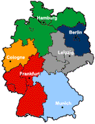 map of IRCs in Germany