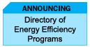 Announcing: Directory of Energy Efficiency Programs