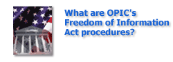 Link to OPIC's Freedom of Information Procedures