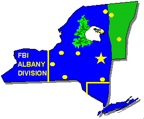FBI Albany Division Map
