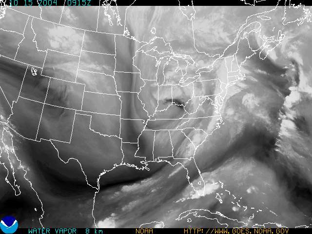 Current Goes east eastern us water vapor image