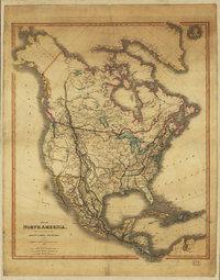 Thumbnail Image of Historic 1849 - North America Map
