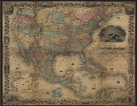 Thumbnail Image of The Historic US map - 1857
