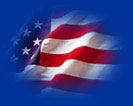 Return to Feature Items Page. The image of a waving American flag.