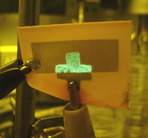 Light-Emitting Device on Textile<BR>(Image B)