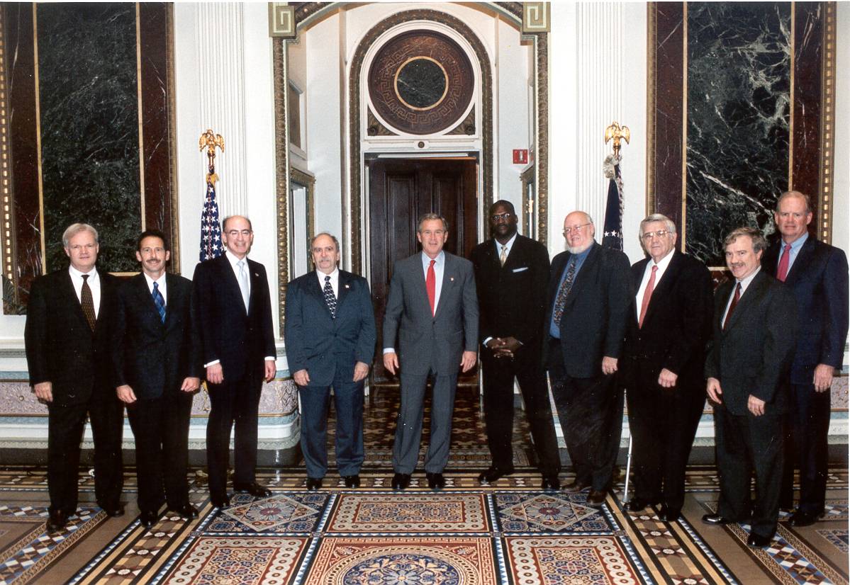 Photo of President Bush and IGs from the General Government Agencies