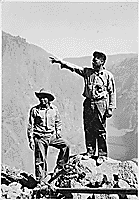 Digitized Image in the ARC Catalog. ARC Identifier 293746. Apache Indians employed as high-scalers on the construction of Hoover Dam, 10/05/1932. Rocky Mountain Region (Denver, CO)