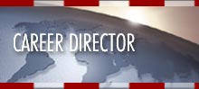 Career Director text with image of world map