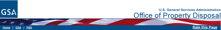 General Services Administration Site Banner - American Flag