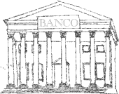Drawing of a Bank