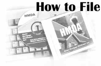 How to File - Black and white photo of HMDA  CD-ROM