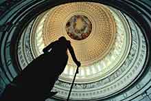 Rotunda Interior Scene in Capitol Hill Photo