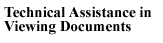 Link to Technical Assistance in Viewing Documents