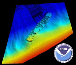 3-D DTM of Eldorado Spit Barge in Resurrection Bay by the NOAA Ship RAINIER