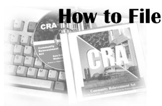 Hot to File - Black and white photo of CRA CD-ROM