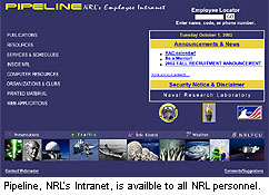 Screen shot of the Pipeline home page