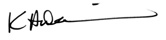 Kowetha A. Davidson Signature
