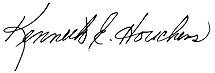 Signature of Kenneth Hourchens