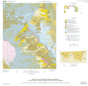 (Thumbnail) Geologic Map of the Mound Spring Quadrangle, Nye and Clark Counties, Nevada, and Inyo County, California