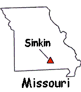 [image:] Map shows location of Sinkin Experimental Forest in southern Missouri.